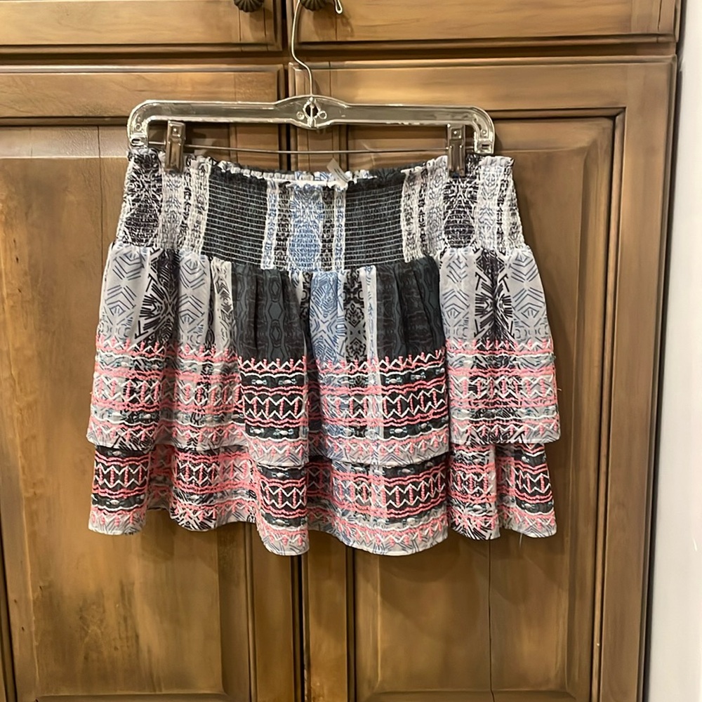 Ramy Brook Multicolor Patterned Mini Skirt